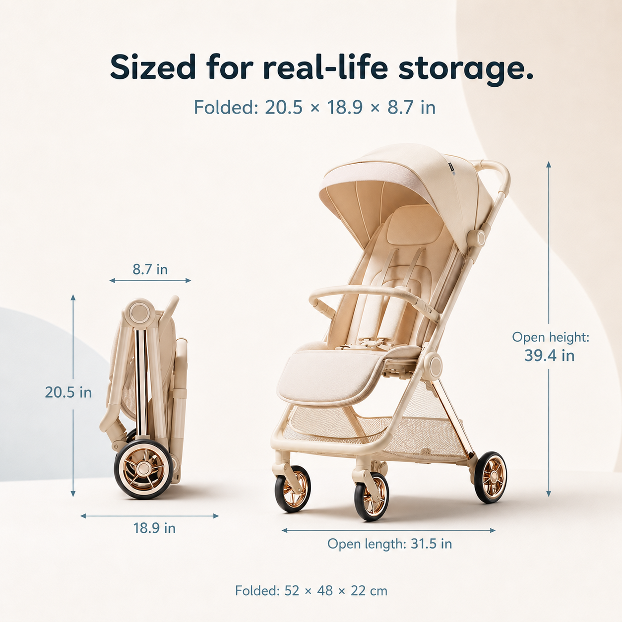 Mile One Go Compact Stroller