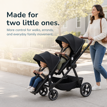 Mile One Double Tandem Stroller