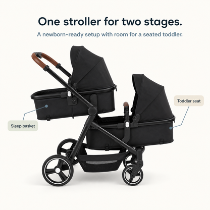 Mile One Double Tandem Stroller