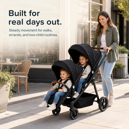 Mile One Double Tandem Stroller