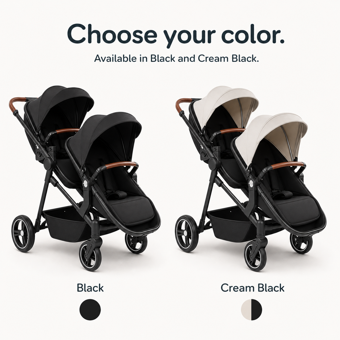 Mile One Double Tandem Stroller